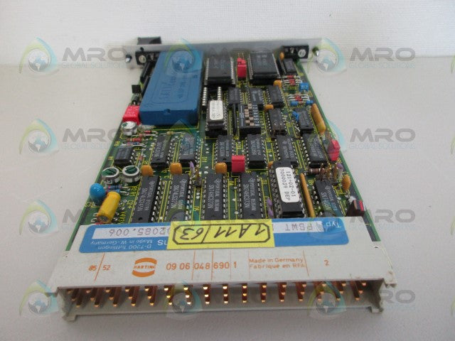 LEUKHARDT PSWT 0060.0.121 CARD *NEW NO BOX*