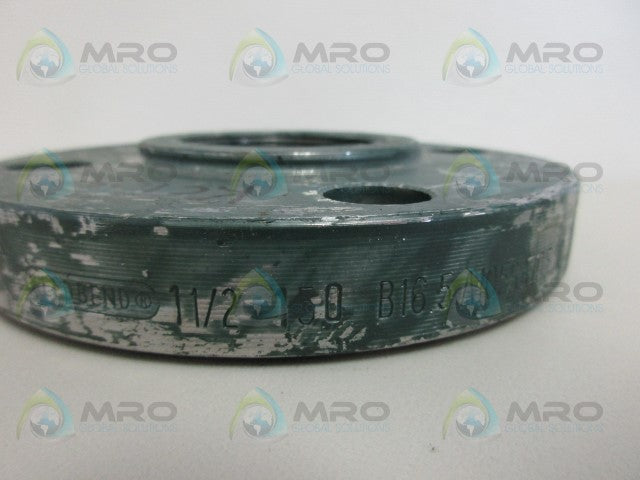 WELDBEND B165 A105SA105 C THREADED FLANGE CARBON STEEL *USED*