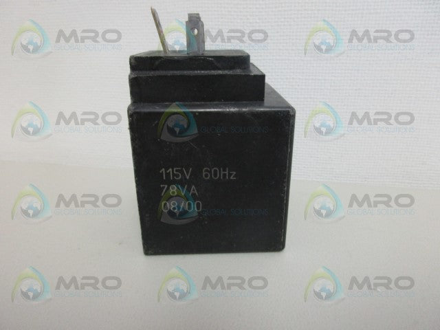 LISK 08/00 COIL 115V 60HZ *USED*