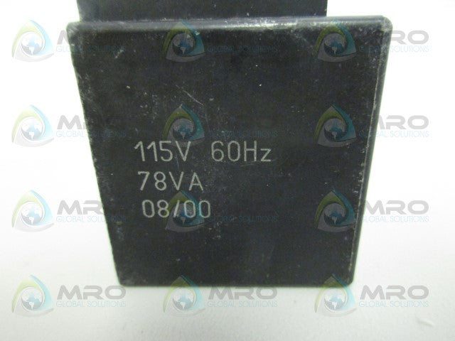 LISK 08/00 COIL 115V 60HZ *USED*