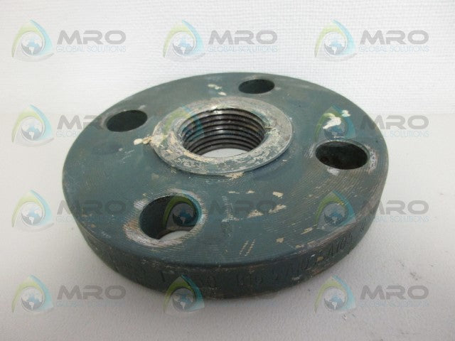 WELDBEND B165 A105SA105 QBM THREADED FLANGE CARBON STEEL *USED*