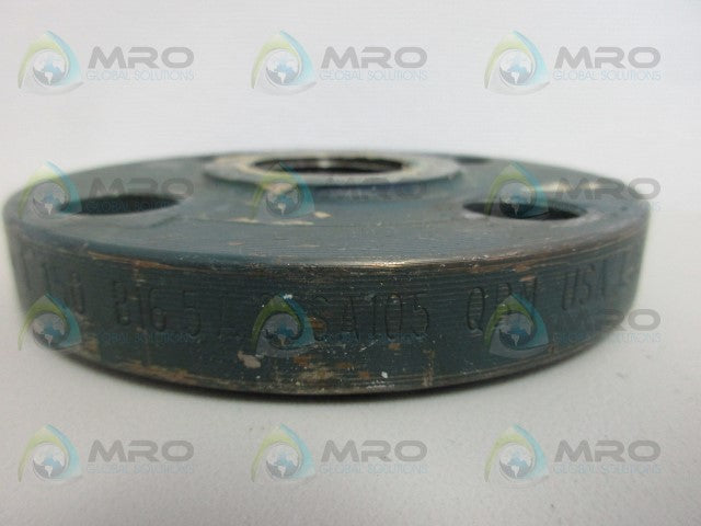 WELDBEND B165 A105SA105 QBM THREADED FLANGE CARBON STEEL *USED*