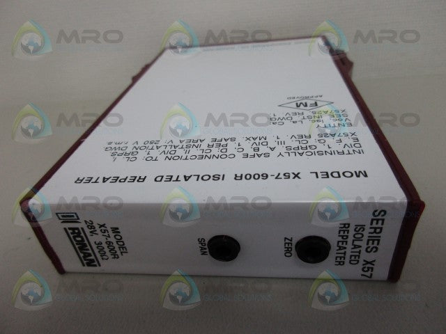 RONAN X57-600R ISOLATED REPEATER *USED*