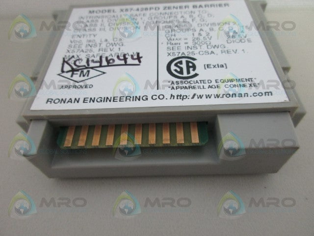 RONAN X57-428PD ZENER BARRIER *NEW NO BOX*