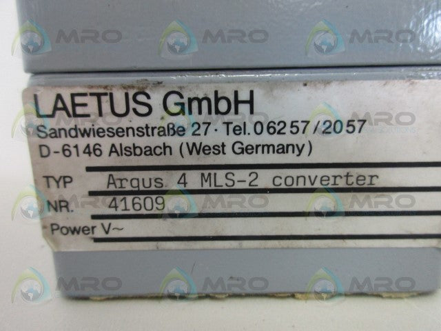 LAETUS CMS4-1 CONVERTER *USED*