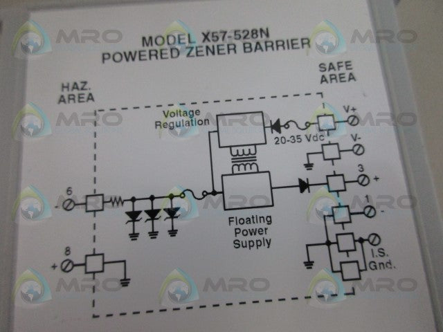 RONAN X57-528N POWERED ZENER BARRIER *USED*