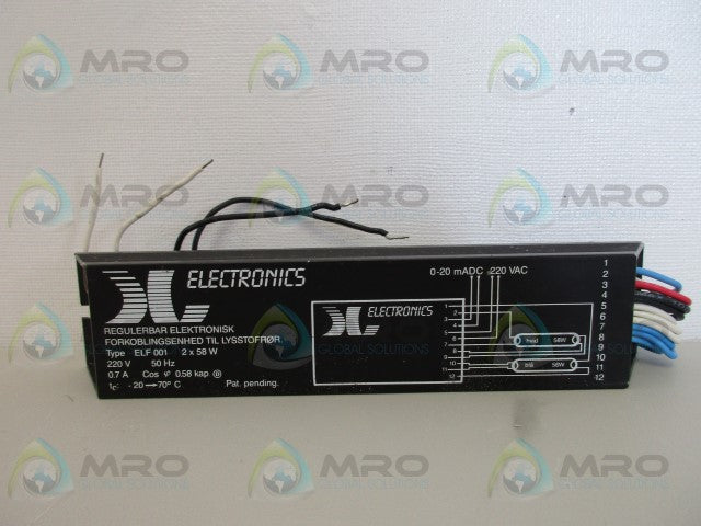 CANTERMA ELF001 BALLAST *USED*