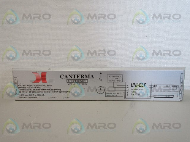 CANTERMA ELF1236 BALLAST *USED*