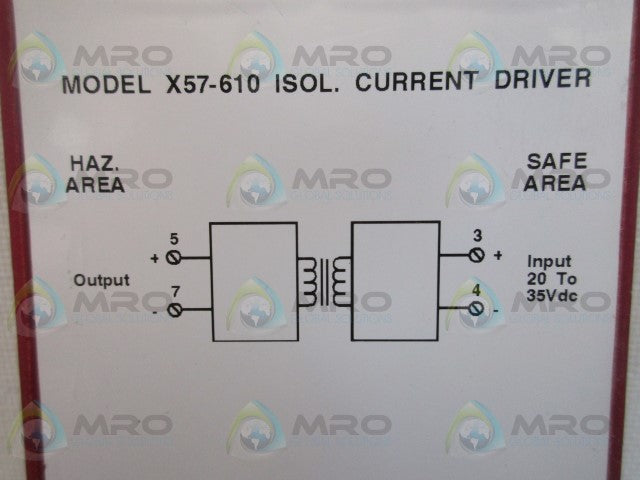 RONAN X57-610 CURRENT DRIVER *USED*