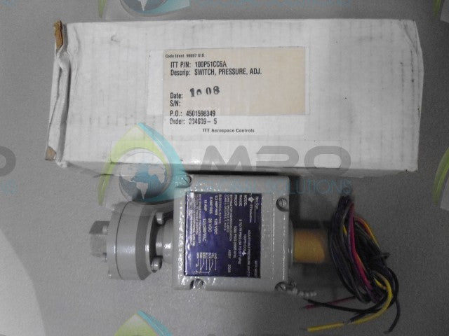 NEO-DYN 100P51CC6A PRESSURE SWITCH *NEW IN BOX*