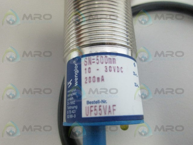 WENGLOR UF55VAF UNIVERSAL REFLEX SENSOR *USED*