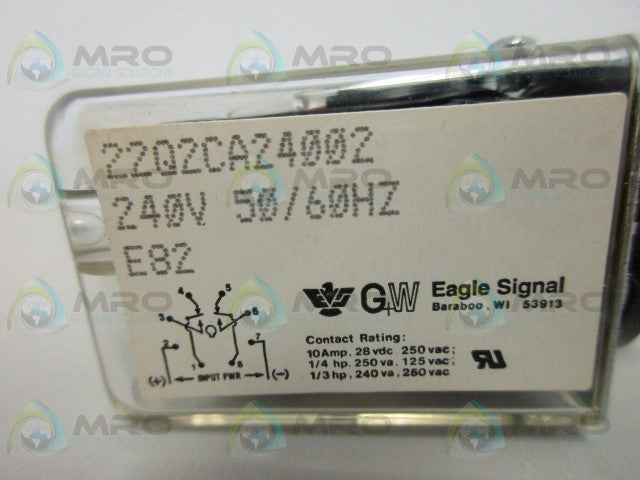 EAGLE SIGNAL 22Q2CA24002 RELAY *NEW NO BOX*
