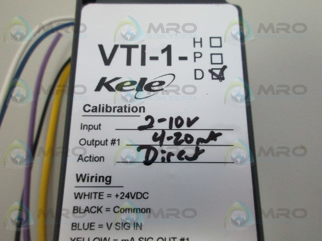 KELE VTI-1-D SIGNAL SPLITTER *NEW NO BOX*