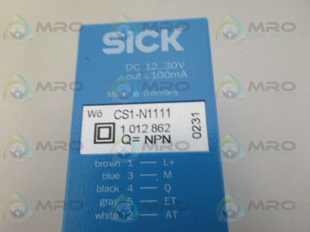 SICK CS1-N1111 COLOR SENSOR *NEW IN BOX*