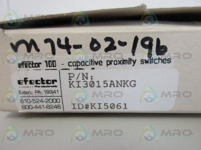 IFM EFECTOR KI5061 KI301-ANKG CAPACITIVE SENSOR *NEW IN BOX*
