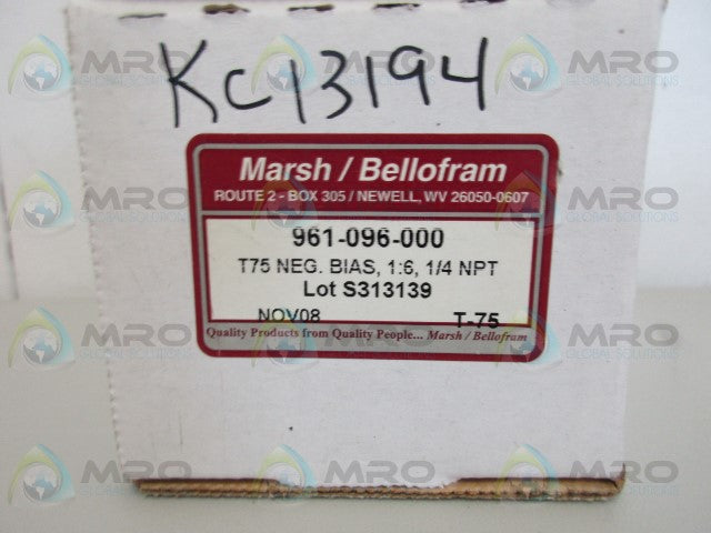 BELLOWFRAM 961-096-000 TRANSDUCER *NEW IN BOX*