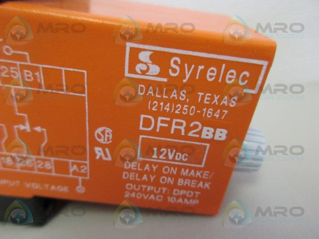 CROUZET DFR2BB12D TIME DELAY RELAY *NEW IN BOX*
