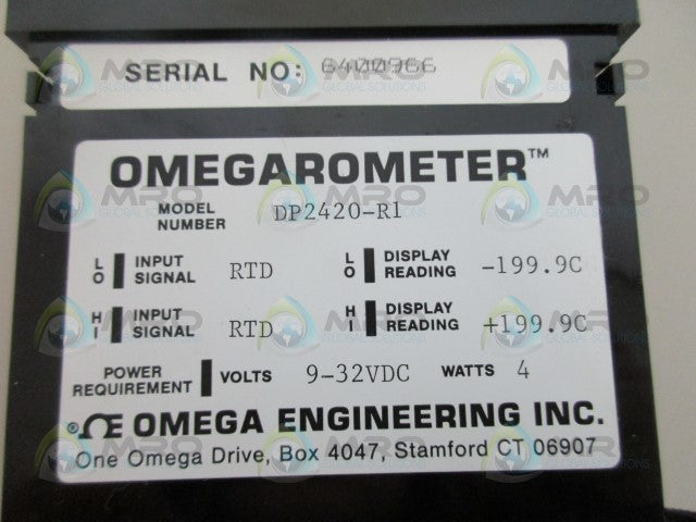 OMEGA DP2000 DP2420-R1 PROCESS MONITOR *NEW IN BOX*
