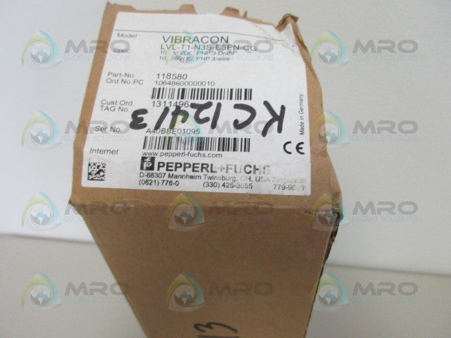 PEPPERL+FUCHS LVL-T1-N3S-E5PN-CG LIQUID LEVEL SENSOR *NEW IN BOX*