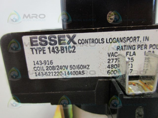 ESSEX 143-B1C2 CONTACTOR *NEW IN BOX*
