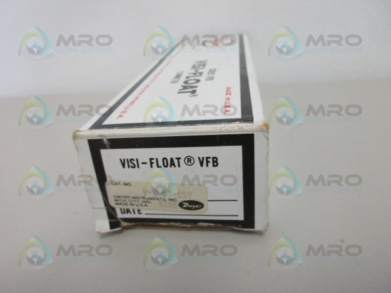 DWYER VF8-67-SSV FLOWMETER *NEW IN BOX*