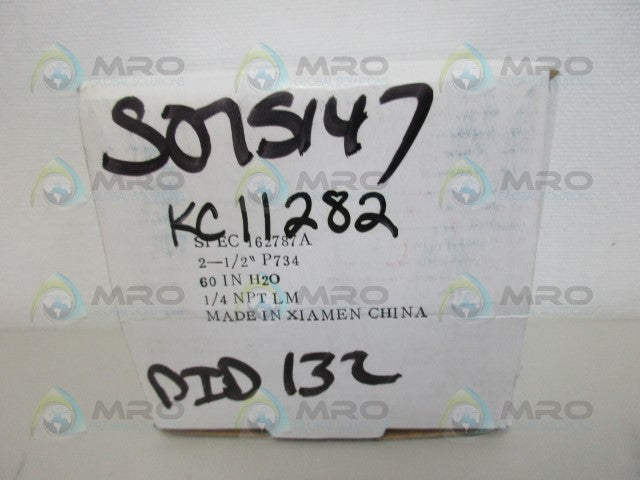 USG 16287A PRESSURE GAUGE *NEW IN BOX*