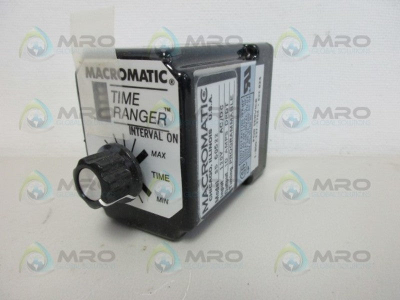 MACROMATIC SS60522 TIME DELAY RELAY *NEW IN BOX*