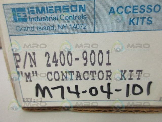 EMERSON 2400-9001 CONTACTOR KIT *NEW IN BOX*