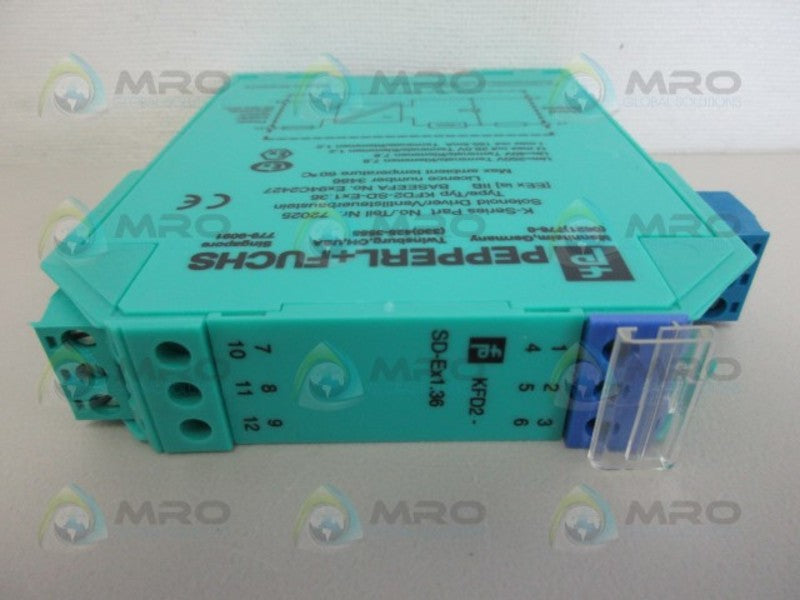 PEPPERL+FUCHS KFD2-SD-EX1.36 INTRINSICALLY SAFE BARRIER *NEW IN BOX*