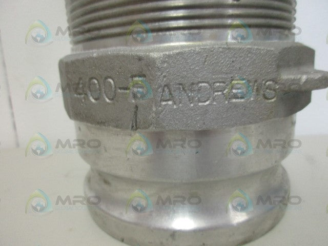 DIXON 400-F CAM/GROOVE ADAPTER FITTING *NEW NO BOX*