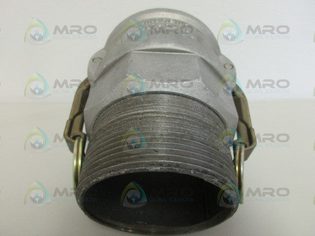 DIXON MS27024-15 3" CAM LOCK BRASS COUPLING *NEW NO BOX*