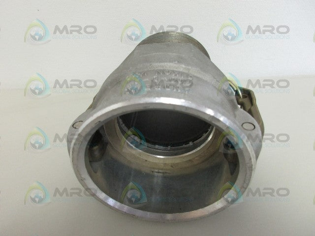 DIXON MS27024-15 3" CAM LOCK BRASS COUPLING *NEW NO BOX*