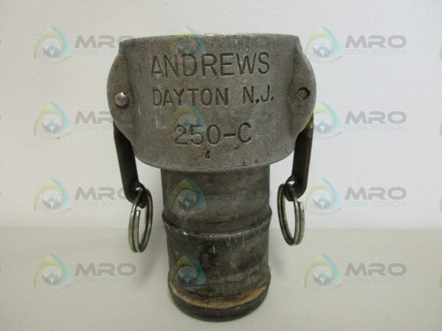 DIXON MS27025-13 2 1/2" CAM/GROOVE COUPLER FITTING *NEW NO BOX*