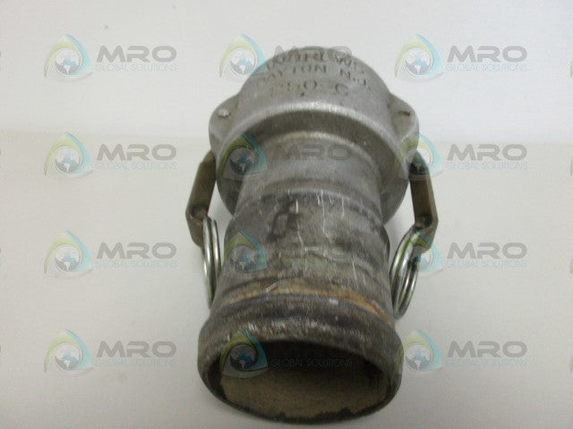DIXON MS27025-13 2 1/2" CAM/GROOVE COUPLER FITTING *NEW NO BOX*