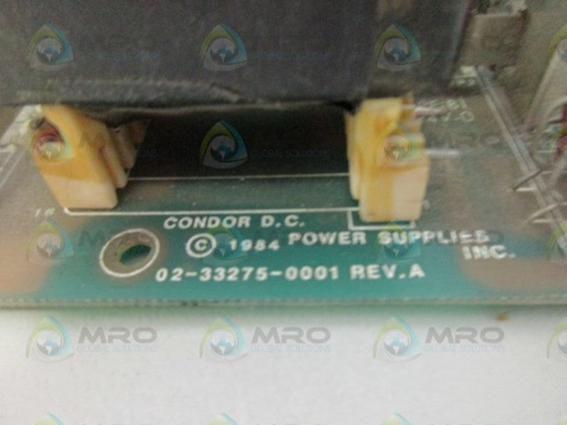 CONDOR 02-33275-0001 POWER SUPPLY *USED*