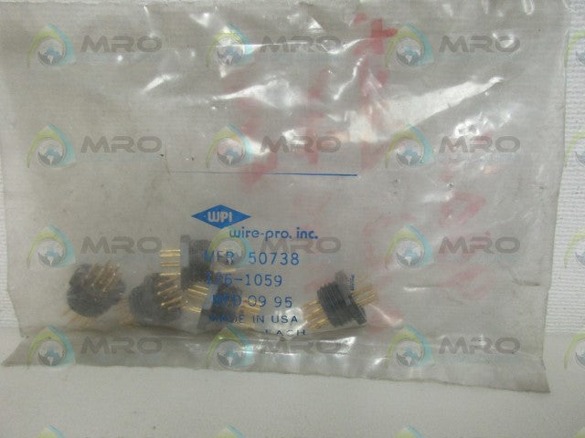 AMPHENOL 126-1059 LOT OF 5 9PIN MALE PANEL MOUNT CONNECTOR *NEW IN FACTORY BAG*