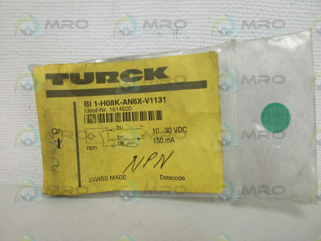 TURCK BI1-H08K-AN6X-V1131 SENSOR *NEW IN FACTORY BAG*