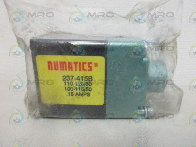 NUMATICS 237-415B PNEUMATIC SOLENOID VALVE *NEW IN FACTORY BAG*