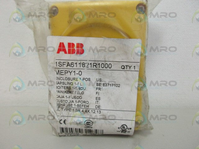 ABB 1SFA611821R1000 PUSHBUTTON ENCLOSURE *NEW IN FACTORY BAG*