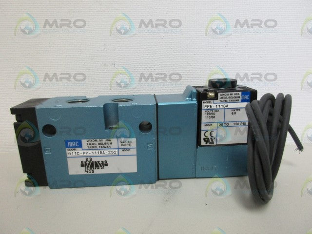 MAC 811C-PP-111BA-252 PNEUMATIC VALVE *NEW NO BOX*