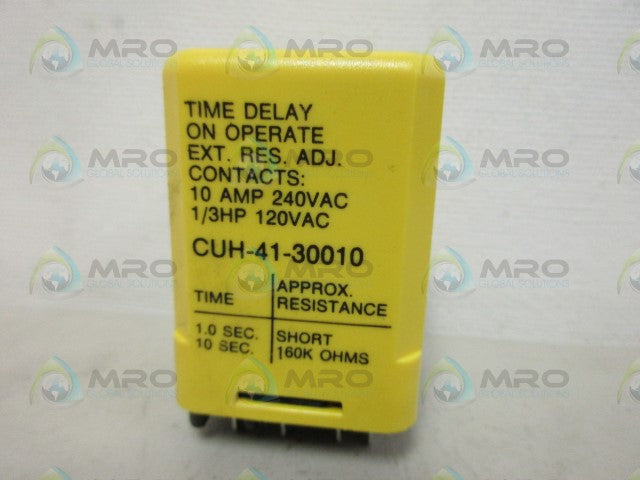 POTTER & BRUMFIELD CUH-41-30010 TIME DELAY RELAY *NEW NO BOX*