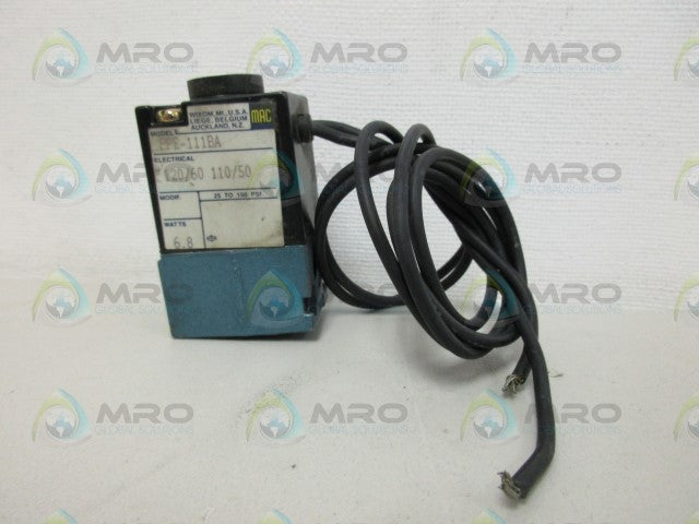 MAC PPE-111BA SOLENOID VALVE *NEW NO BOX*