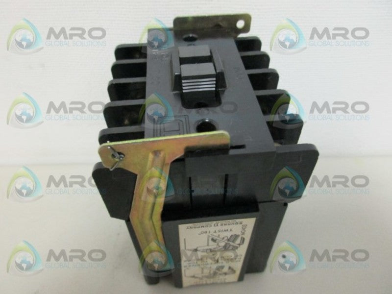 SQUARE D 8501-G030 120V CONTROL RELAY 4POLE *USED*