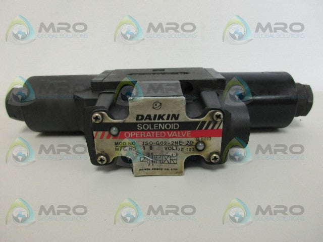 DAIKIN JSO-G02-2NE-20 SOLENOID VALVE *NEW NO BOX*