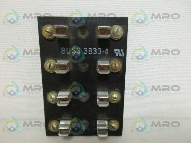 BUSS 3833-4 4 POSITION FUSE BLOCK *NEW NO BOX*