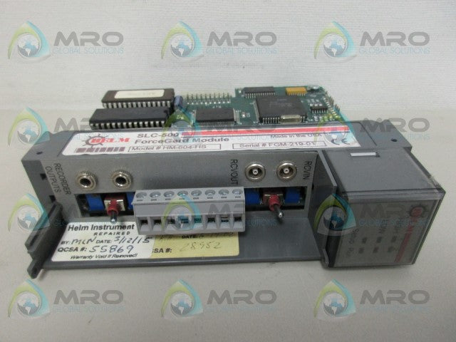 HELEM HM-604-HS SLC500 FORCE GUARD MODULE *USED*