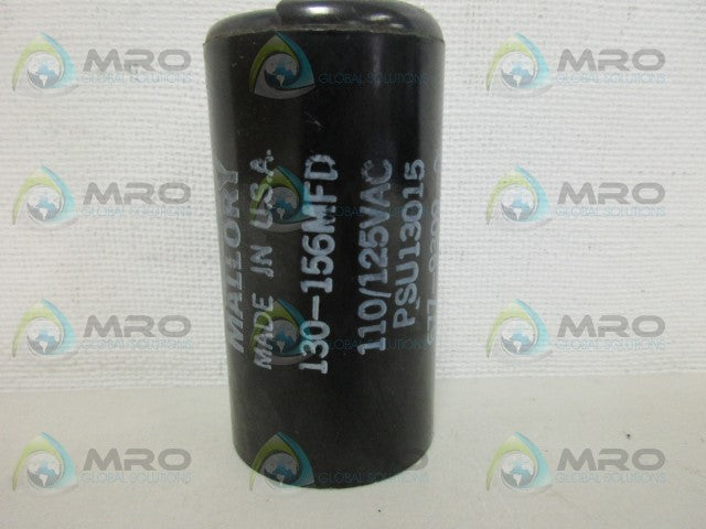 MALLORY 130-156MFD CAPACITOR *NEW NO BOX*