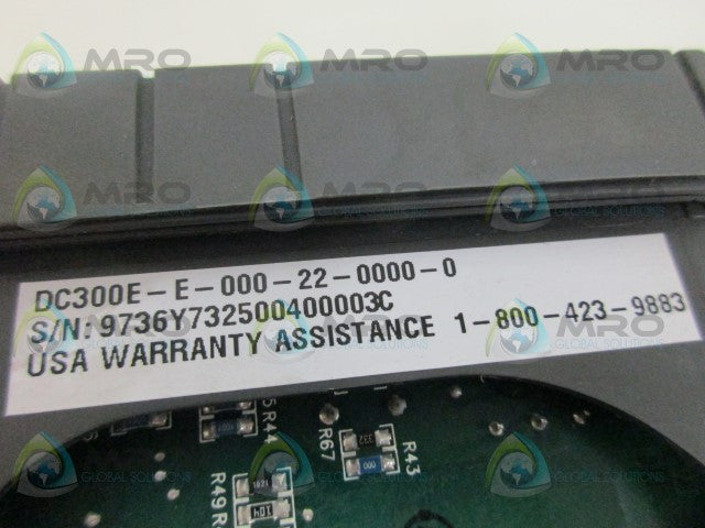 HONEYWELL UDC3000 VERSA-PRO DC300E-E-000-22-0000-0 (AS PICTURED) *NEW NO BOX*