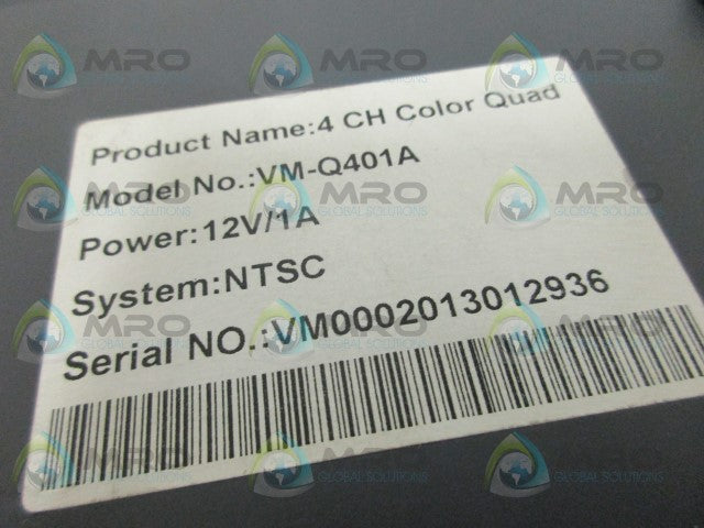 COLOR QUAD VM-Q401A (AS PICTURED) *USED*