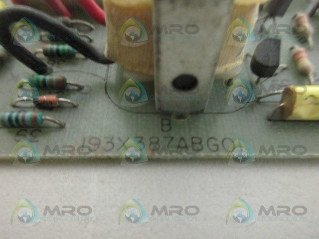 GE 193X387ABG01 CONTROL BOARD *NEW NO BOX*